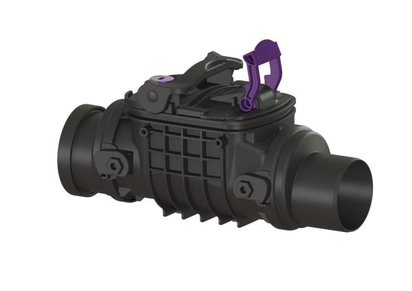 Kessel Rückstaudoppelverschluss Staufix DN90, freiliegend - 730090